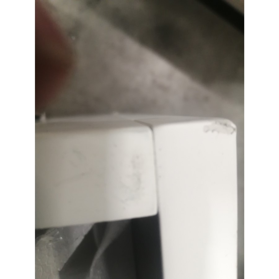 Grade A2 - Baxenden Cloakroom Toilet Suite with White Floorstanding Vanity Unit and Basin