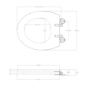 Close Coupled Rimless Toilet with Soft Close Seat and Matt Black Fittings - Ripley