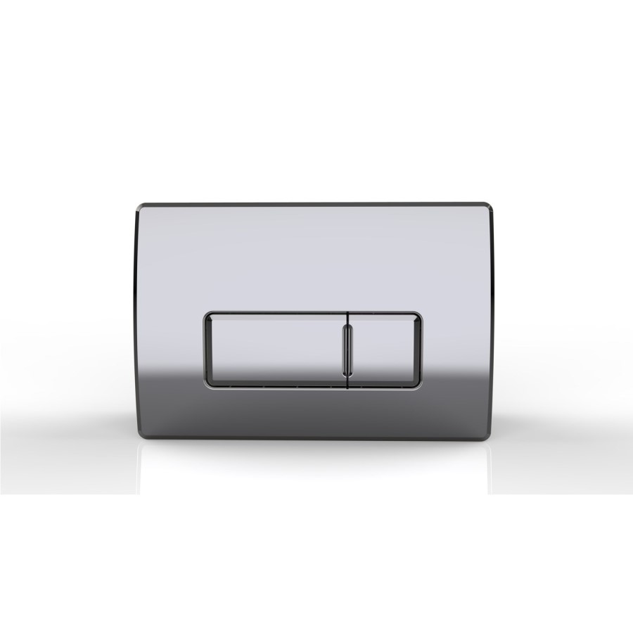 Fluted Wall Hung Rimless Toilet with Soft Close Seat, Chrome Pneumatic Flush Plate, 820mm Frame & Cistern – Oregon