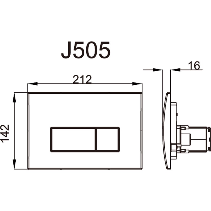 Fluted Wall Hung Rimless Toilet with Soft Close Seat, Chrome Pneumatic Flush Plate, 820mm Frame & Cistern – Oregon