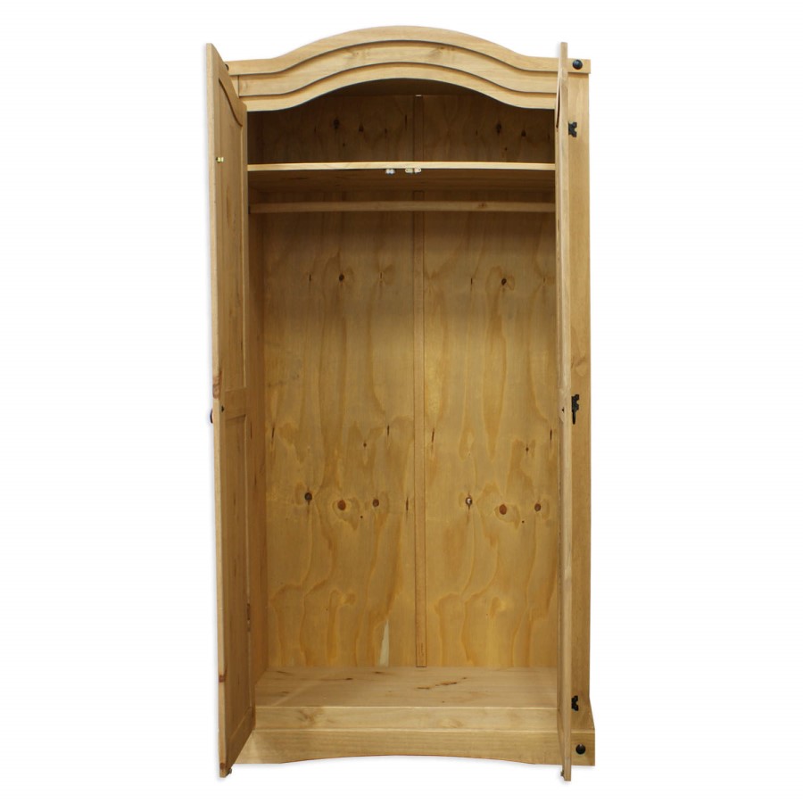 Corona 4 Piece Roomset in Solid Pine