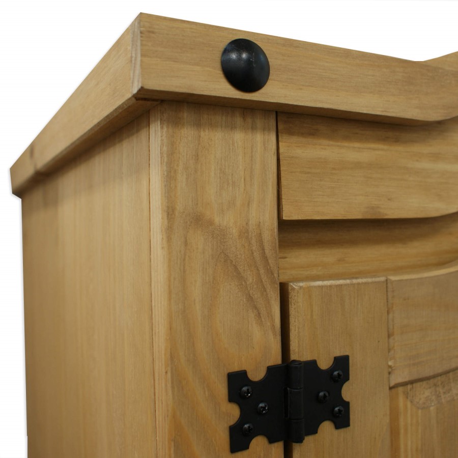 Corona 4 Piece Roomset in Solid Pine