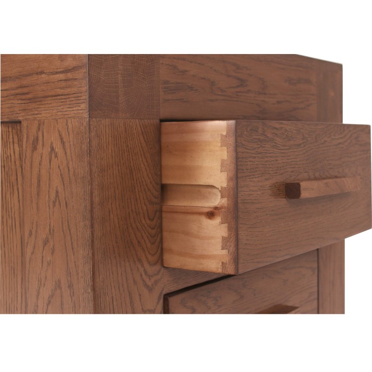 Set of 2 Vineyard Dark Oak Bedside Tables 