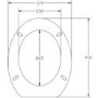 Taylor & Moore Traditional High Level Toilet with Soft Close Seat
