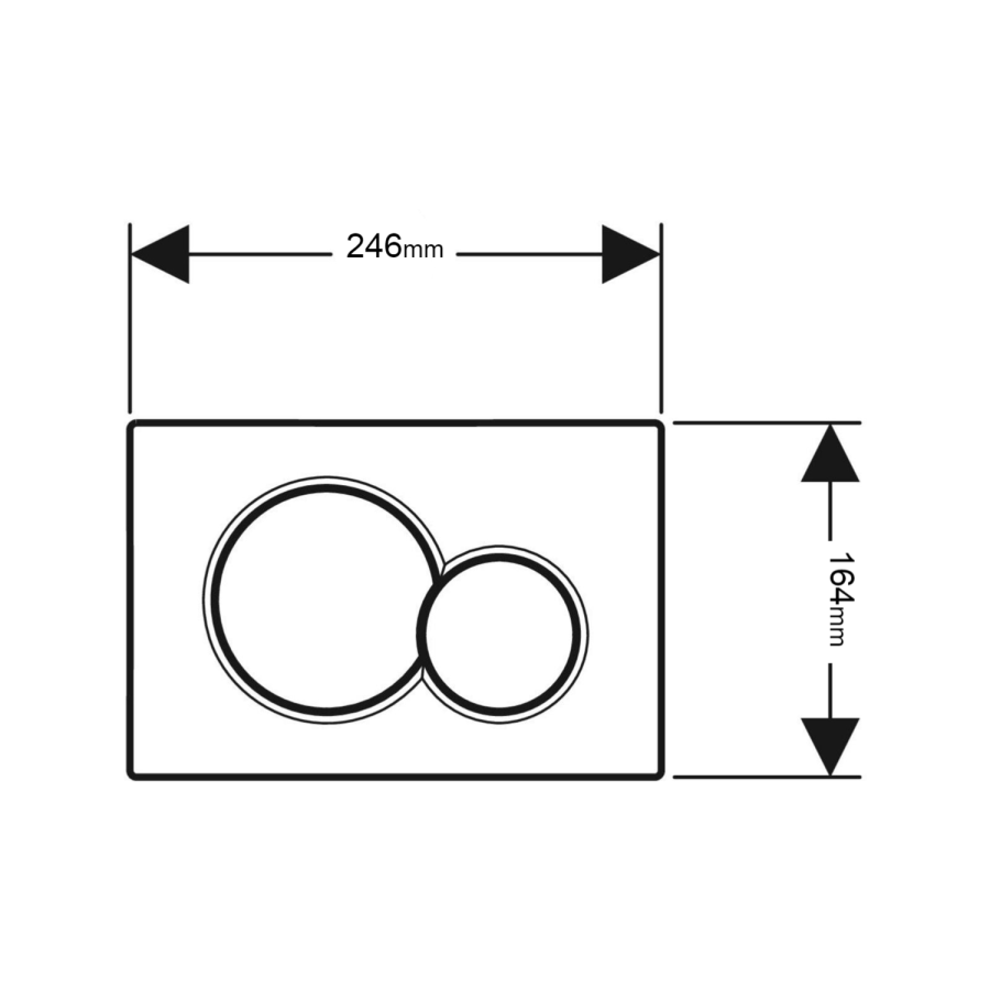 Geberit 980mm Duofix Frame and Sigma Concealed Cistern with White Flush Plate