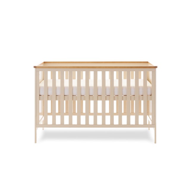 Evie Cot Bed with drawer in cashmere - Obaby 