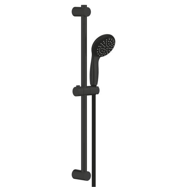 Grade A1 - Grohe Slide Rail Kit With Single Lever Tap - Matt Black