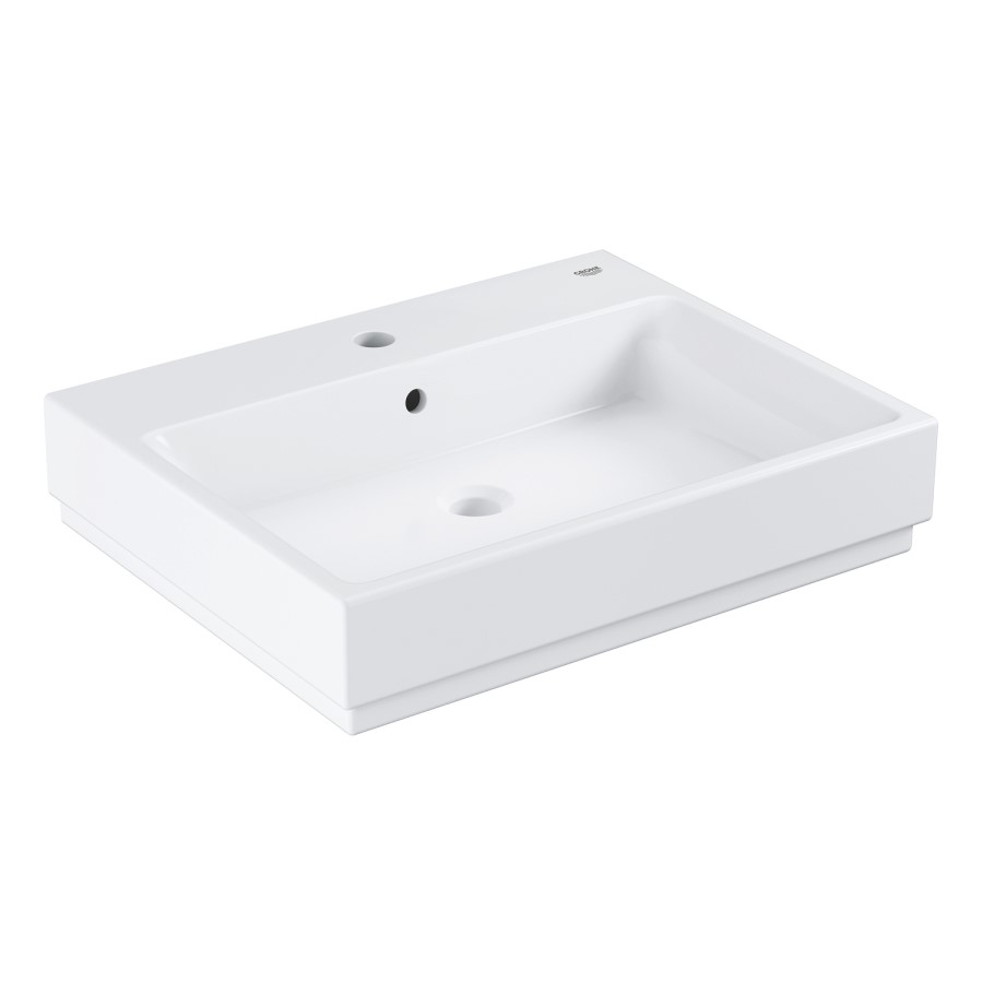 Grohe Cube Wall Hung Basin 600mm Tap & Frame