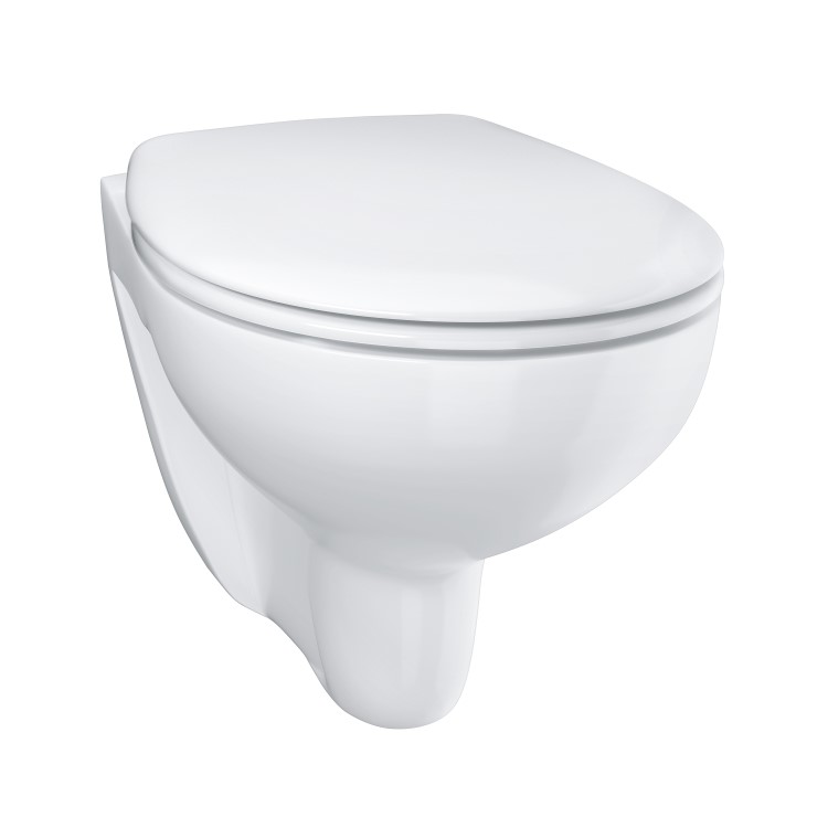 Grohe Bau Wall Hung Rimless Toilet With Soft Close Seat