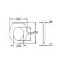 Grade A1 - Wall Hung Rimless Toilet With Seat - Grohe Bau