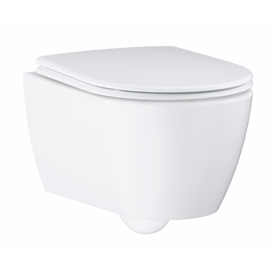 Wall Hung Rimless Toilet with Soft Close Seat - Grohe Essence