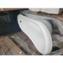 GRADED A2 -Freestanding Single Ended Roll Top Slipper Bath with Brushed Brass Feet 1700 x 710mm - Park Royal 