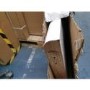 Grade A2 - White High Gloss 2 Door Double Mirrored Wardrobe with Curved Edges - Lexi