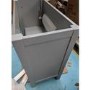 Grade A2 - 800mm Grey Freestanding Vanity Unit with Basin - Avebury