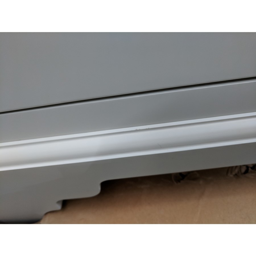 GRADE A2 - 1200mm White Freestanding Marble Top Double Vanity Unit with Basin - Ashbourne