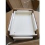 Grade A2 - 500mm White Freestanding Vanity Unit with Basin and Chrome Handles - Ashford