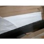 Grade A2 - 1200mm Black Framed Wet Room Shower Screen with Return Panel - Zolla