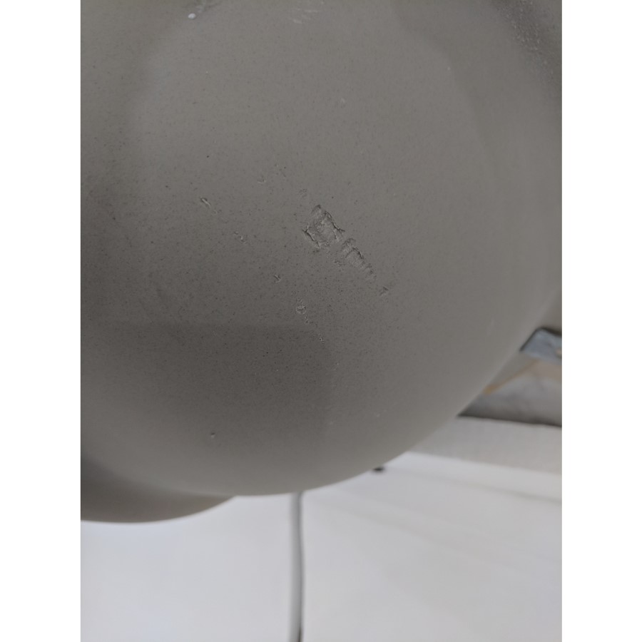 Grade A2 - 800mm Anthracite Freestanding Marble Top Vanity Unit with Basin - Ashbourne