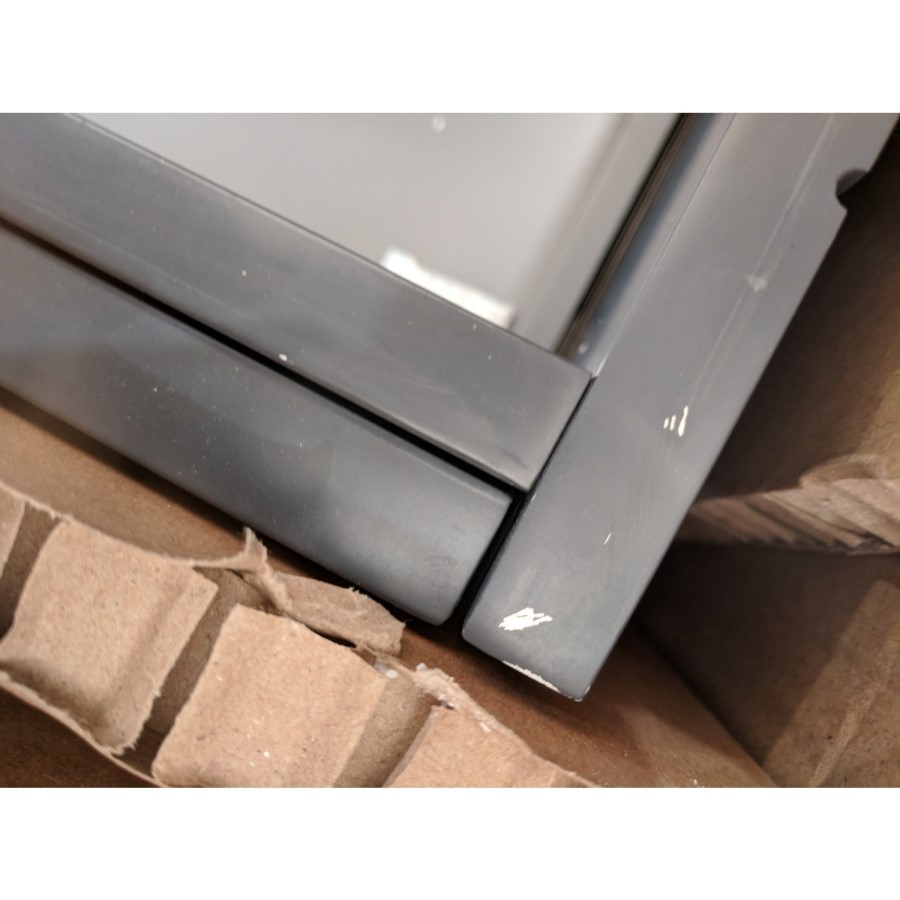 Grade A2 - 800mm Anthracite Freestanding Marble Top Vanity Unit with Basin - Ashbourne