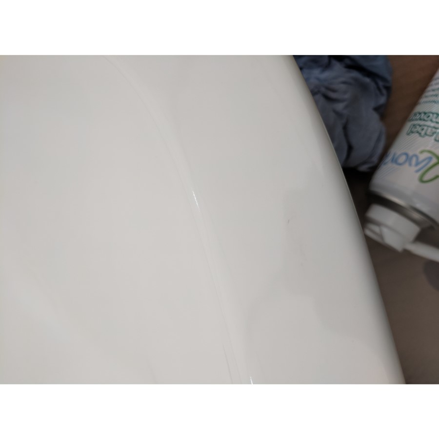 Grade A2 - Modern Pedestal Basin 605mm - Ashford