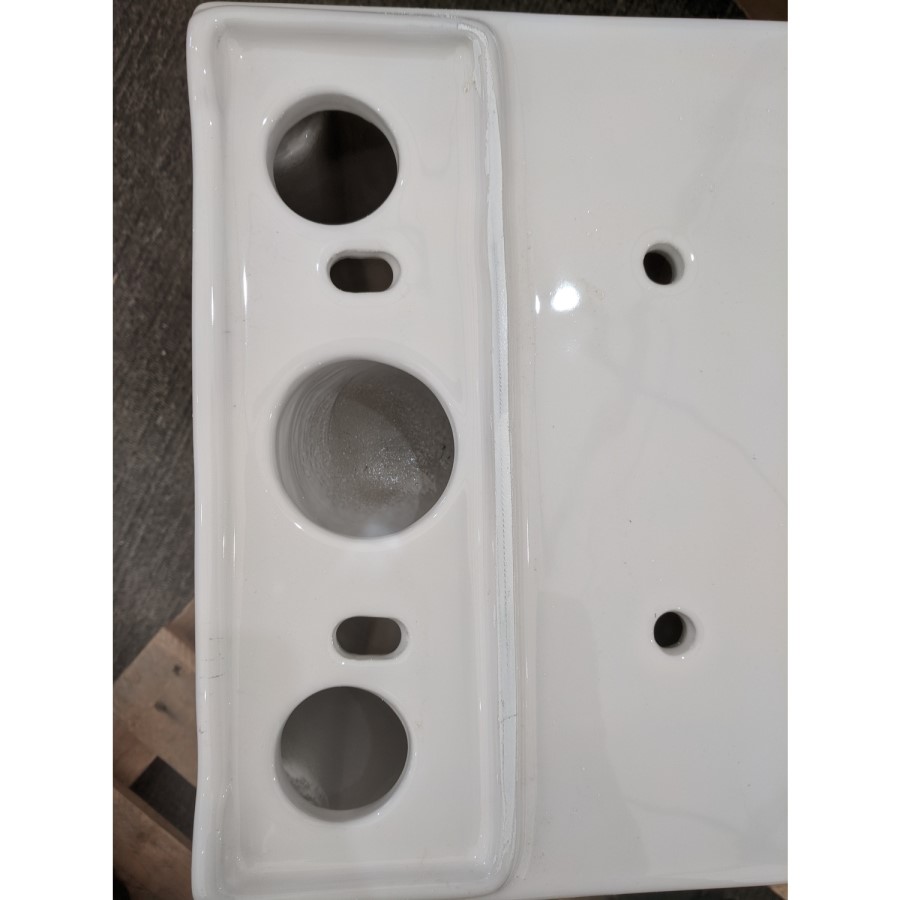 Grade A2 - Close Coupled Rimless Toilet with Soft Close Seat - Boston