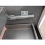 Grade A2 - 800mm Pink Wall Hung Countertop Vanity Unit with Basin and Brass Handles - Empire