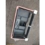 Grade A2 - 800mm Pink Wall Hung Countertop Vanity Unit with Basin and Brass Handles - Empire