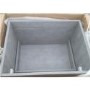 Grade A2 - 600mm Concrete Effect Freestanding Vanity Unit with Matt Basin - Sion