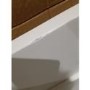 Grade A2 - 600mm White Freestanding Countertop Vanity Unit with Basin - Camden