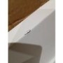 Grade A2 - 600mm White Freestanding Countertop Vanity Unit with Basin - Camden