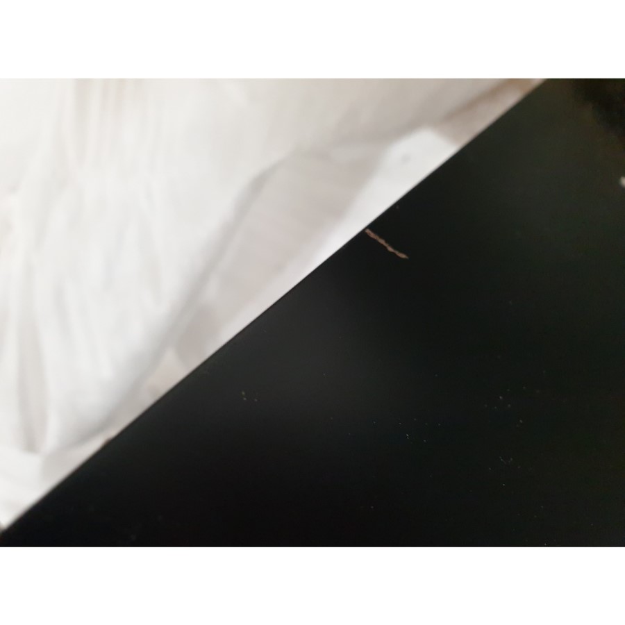 Grade A2 - 600mm Black Freestanding Vanity Unit with Matt Black Basin - Roxbi