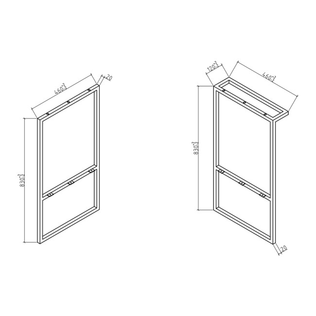 Grade A1 - 1000mm White Freestanding Vanity Unit with Basin - Nero