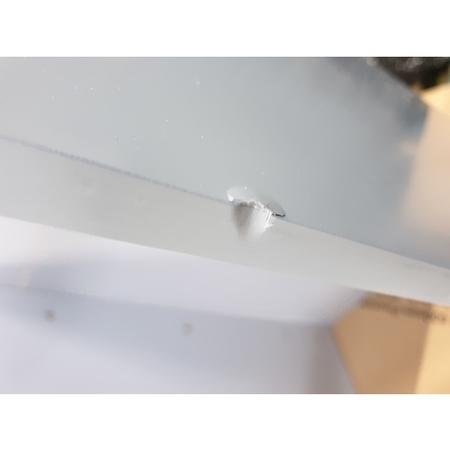 GRADE A2 - 1100mm Grey Toilet and Sink Unit Left Hand with Round Toilet and Child Step - Bali