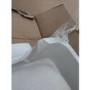 Grade A2 - 1100mm Grey Toilet and Sink Unit Left Hand with Round Toilet - Bali