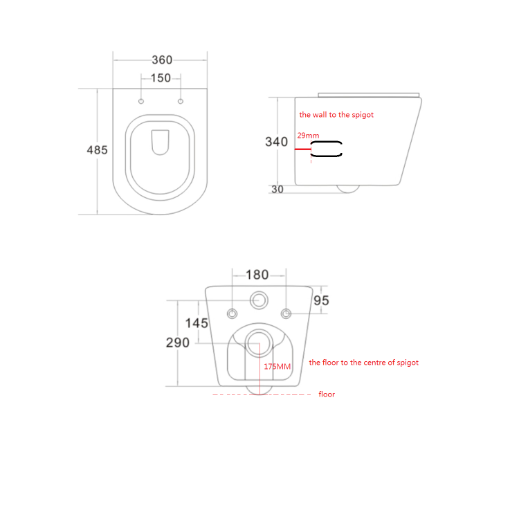 Matt Black Wall Hung Rimless Toilet with Soft Close Seat Black Glass Sensor Pneumatic Flush Plate 1170mm Frame & Cistern - Verona