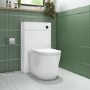 Grade A1 - Back to Wall Rimless Toilet with Soft Close Seat - Newport