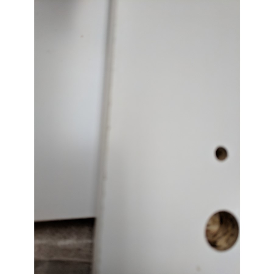 Grade A2 - Cloakroom Suite with Black Freestanding Vanity Unit Chrome Handle and Corner Close Coupled Toilet - Virgo