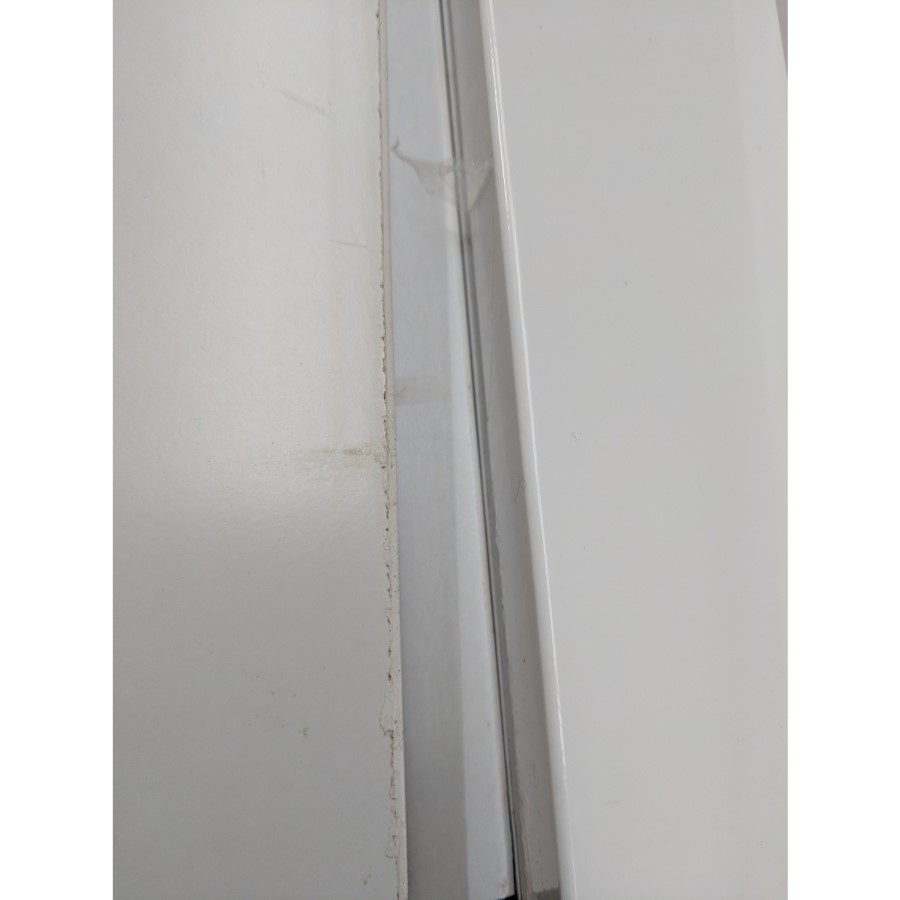 Grade A2 - Cloakroom Suite with Black Freestanding Vanity Unit Chrome Handle and Corner Close Coupled Toilet - Virgo