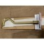Grade A2 - Brass Shower Head with Wall Arm - Camden