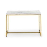 Rectangle Marble Top Dining Table - Seats 4 - Julian Bowen