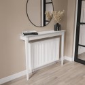 BUN/AAV002/87288 Small & Narrow White Radiator Cover - 115cm - Ava