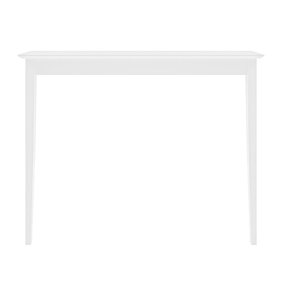 Small & Narrow White Radiator Cover - 115cm - Ava
