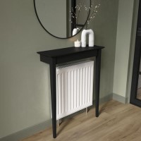 Extra Small Black Radiator Cover - 75cm - Ava