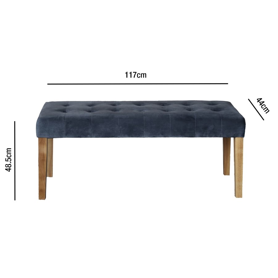 Adeline Solid Oak Extending Dining Table with 2 Grey Velvet Dining Chairs and 2 Grey Velvet Dining Benches