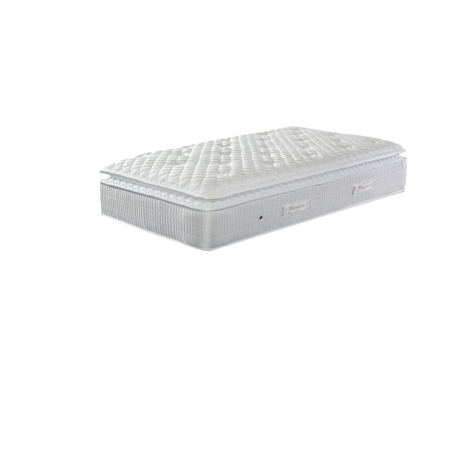 Sleepeezee Single 2 Drawer Divan Bed in Joshua Grey with Cooler Pinnacle 1000 Mattress