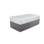 Sleepeezee Single Divan Bed in Joshua Grey with Cooler Pinnacle 1000 Mattress