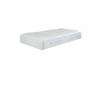 Grey Fabric Single Divan Ottoman Bed with Pocket Sprung Mattress - Sleepeezee