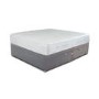 Grey Fabric Super King Divan Ottoman Bed with Pocket Sprung Mattress - Sleepeezee