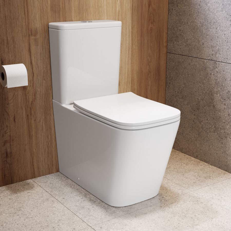 Close Coupled Toilet and Basin Suite - Albi