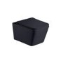 Matt Black Wall Hung Rimless Tornado Flush Toilet with Soft Close Seat - Albi
